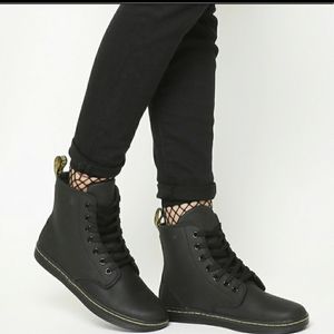 DR. MERTENS LEYTON WOMEN'S LEATHER CASUAL BOOTS